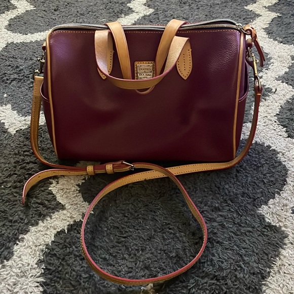 Donney & Burke Olivia Satchel Leather Handbag Crossbody Strap - Picture 1 of 4